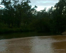 Jamie Creek entering walsh